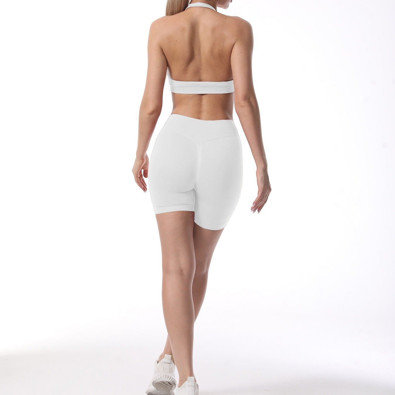 High-elasticity Sports Bra With A Neck-hanging Design For A Beautiful Back